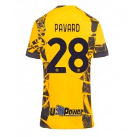 Maglia Calcio Inter Milan Benjamin Pavard #28 Terza Divisa Donna 2024-25 Manica Corta